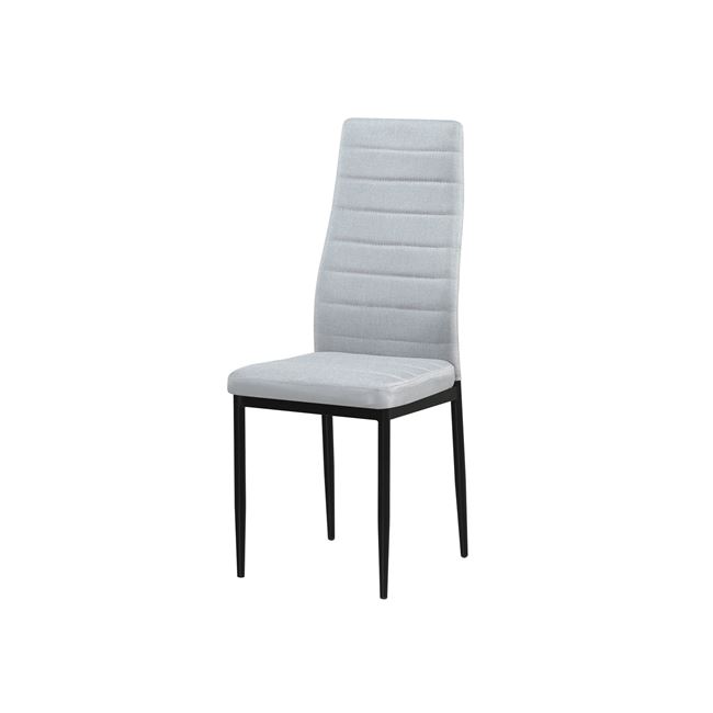 Καρέκλα "JETTA" υφασμάτινη σε γκρι χρώμα 40x50x95