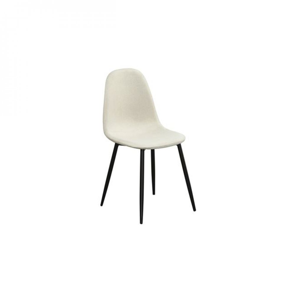 Καρέκλα "CELINA" μεταλλική-υφασμάτινη σε χρώμα μπεζ 45x54x85