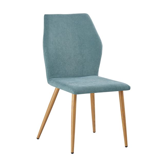 Καρέκλα "LETO" μεταλλική-υφασμάτινη σε βεραμάν χρώμα 45x62x84