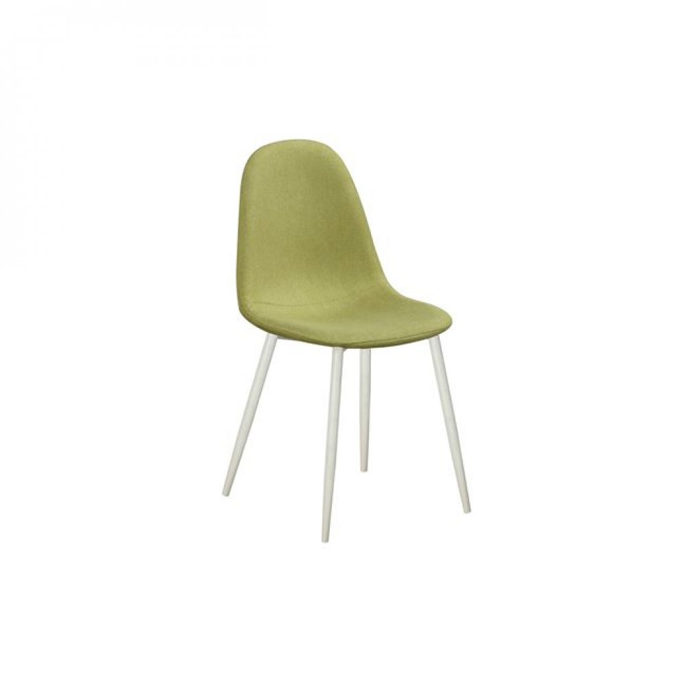 Καρέκλα "CELINA" μεταλλική-υφασμάτινη σε χρώμα lime 45x54x85