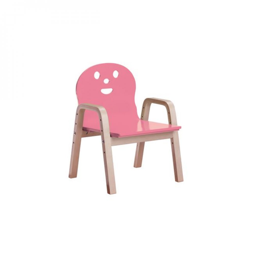 Παιδική πολυθρόνα "KID-FUN" σε ροζ χρώμα 38x36x56