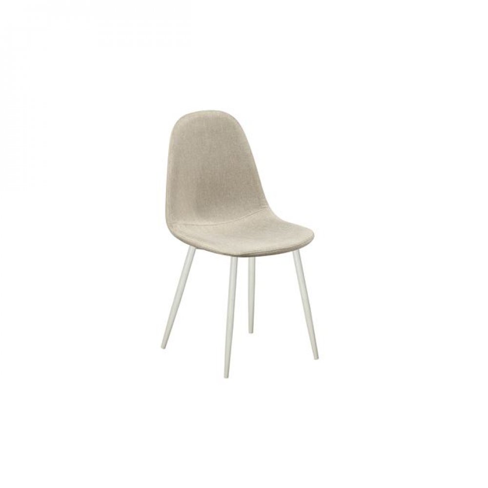 Καρέκλα "CELINA" μεταλλική-υφασμάτινη σε dark μπεζ χρώμα 45x54x85