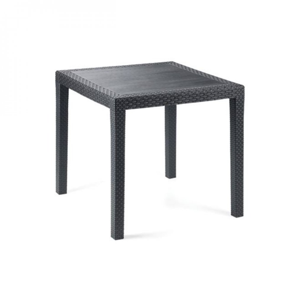 Τραπέζι "KING" από πλαστικό σε χρώμα ανθρακί 79x79x72