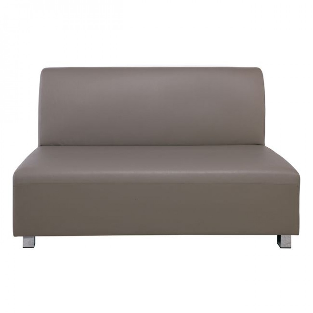 Καναπές "BANDY" διθέσιος από pu σε sand grey χρώμα 130x71x88