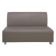 Καναπές "BANDY" διθέσιος από pu σε sand grey χρώμα 130x71x88