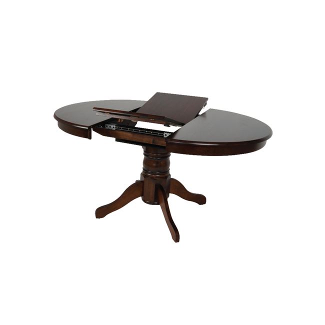 Τραπέζι επεκτεινόμενο "NIRVANA" σε καρυδί χρώμα 106(+30)x75