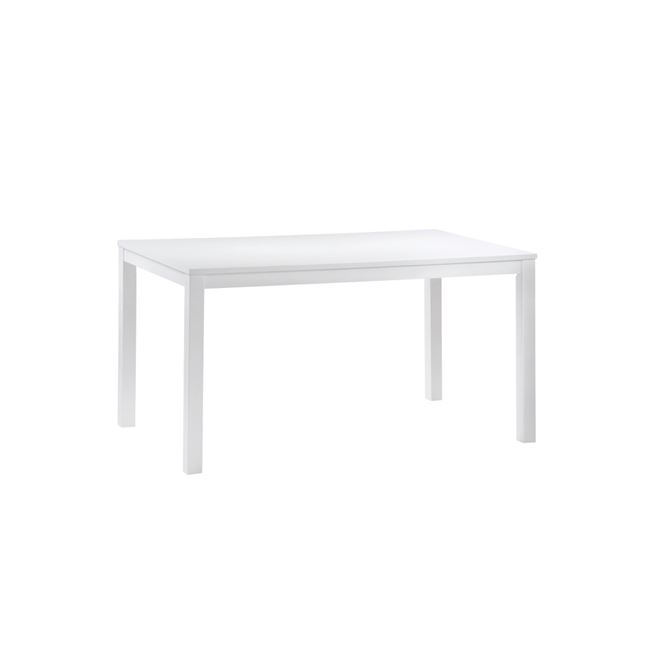 Τραπέζι "NATURALE" σε λευκό χρώμα 120x80x74