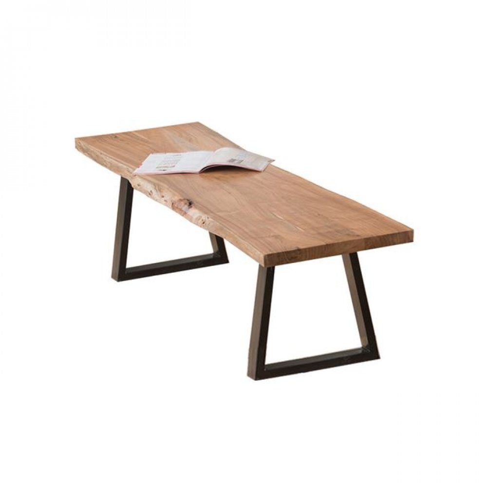 Πάγκος "LIZARD SLIM" ξύλινος-ακακία σε φυσικό χρώμα 160x45x45
