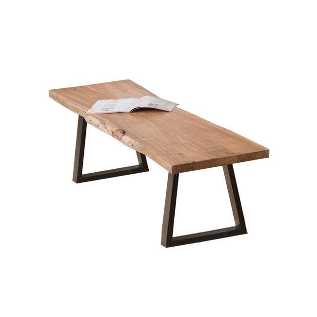 Πάγκος "LIZARD SLIM" ξύλινος-ακακία σε φυσικό χρώμα 160x45x45