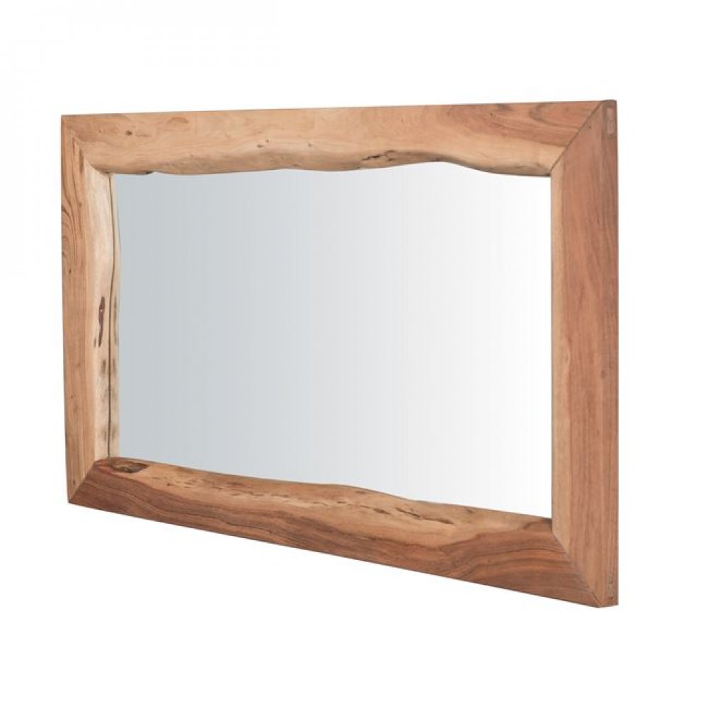 Καθρέπτης "NATAL" από ξύλο ακακία σε φυσικό χρώμα 100x4x70