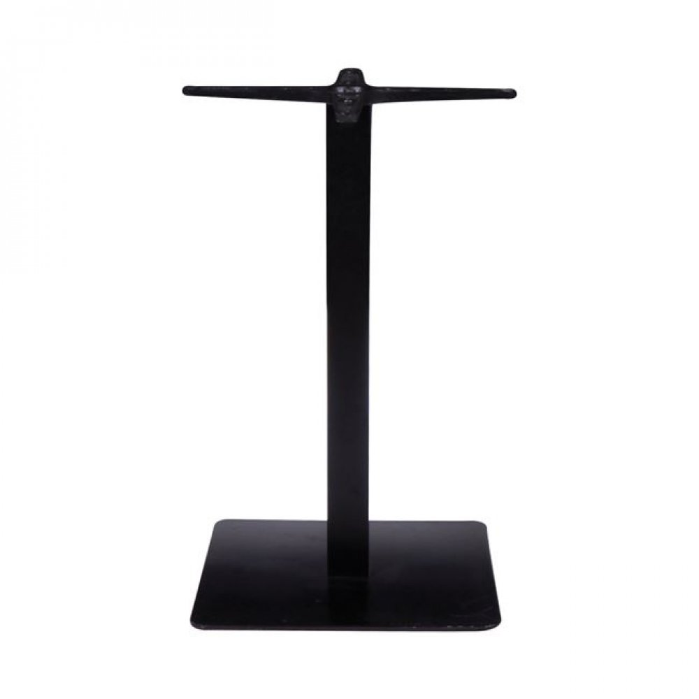 Βάση τραπεζιού "PRATO" μεταλλική σε χρώμα μαύρο 50x50x72