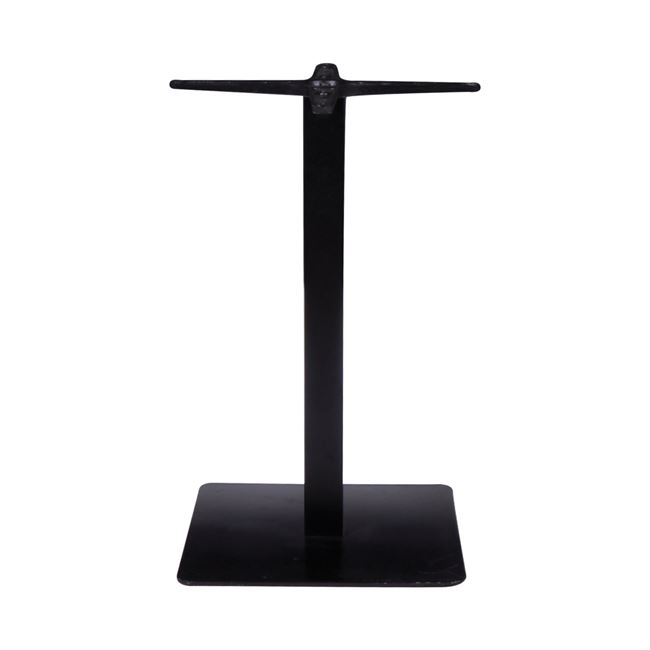 Βάση τραπεζιού "PRATO" μεταλλική σε χρώμα μαύρο 50x50x72