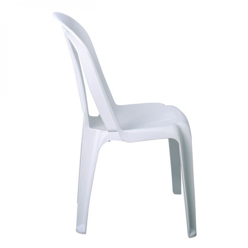 Καρέκλα "IRIDE" από ΡΡ σε λευκό χρώμα 48x55x84