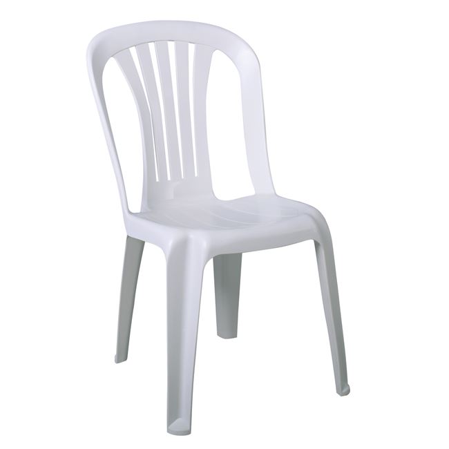 Καρέκλα "IRIDE" από ΡΡ σε λευκό χρώμα 48x55x84