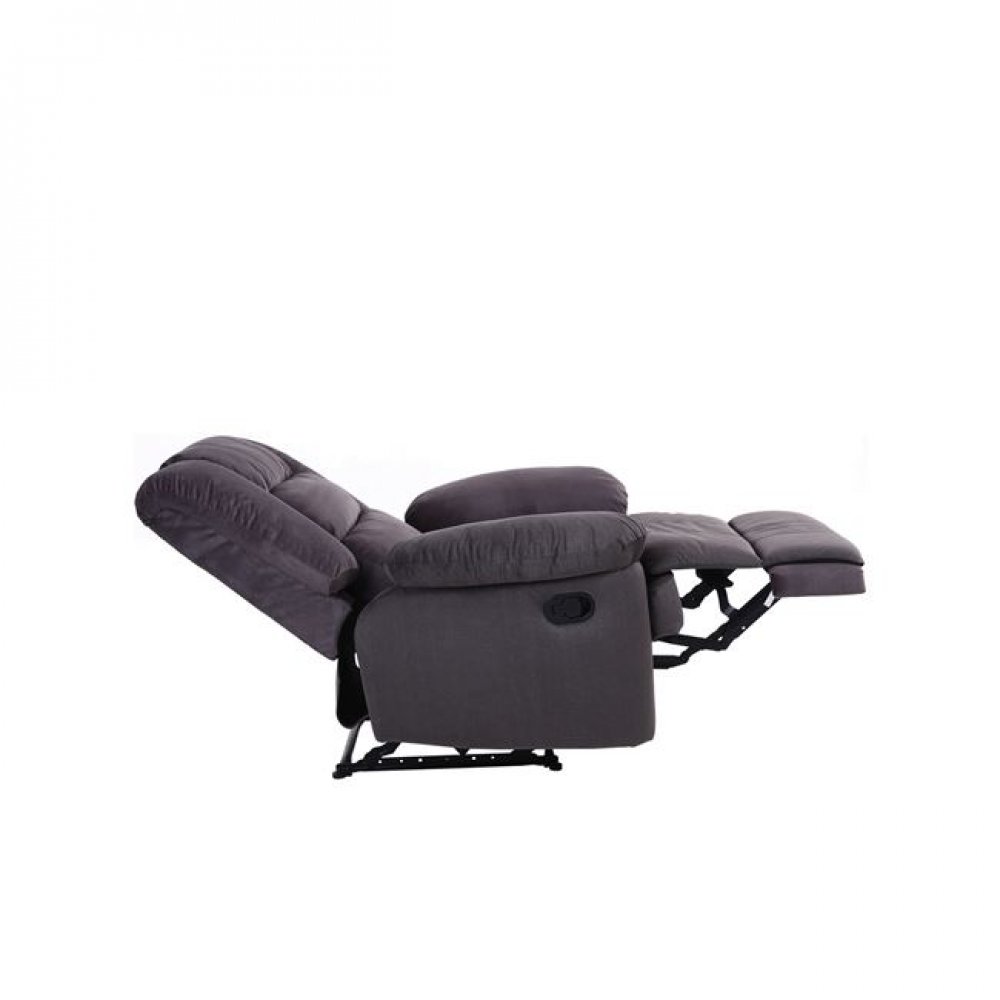 Πολυθρόνα "JULIA" Relax από ύφασμα σε χρώμα καφέ 88x90x100