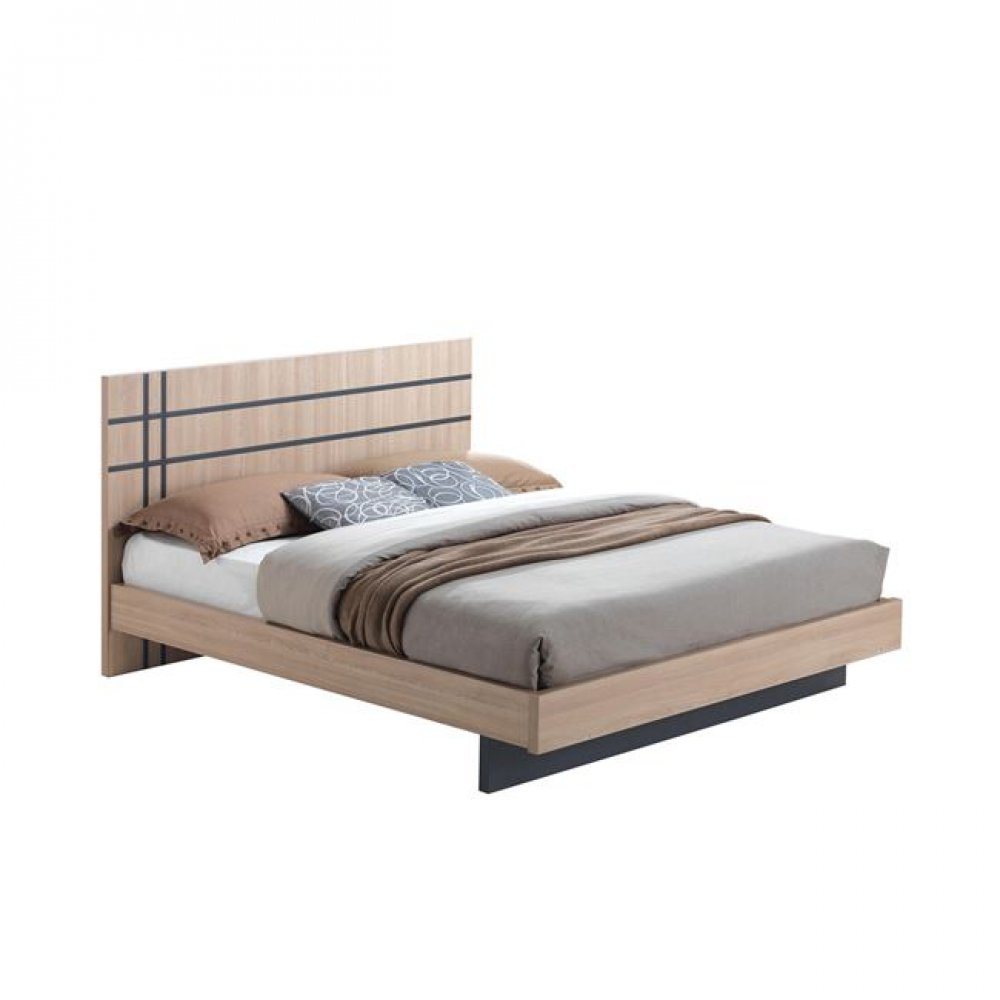 Κρεβάτι "SUITE" διπλό σε χρώμα σονόμα 162x209x100