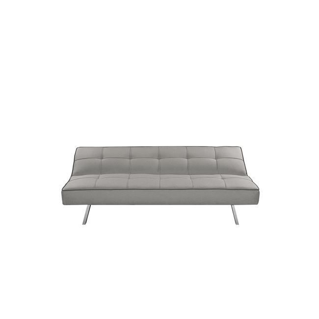 Καναπές-κρεβάτι "KAPPA" υφασμάτινος σε γκρι χρώμα 175x83x74