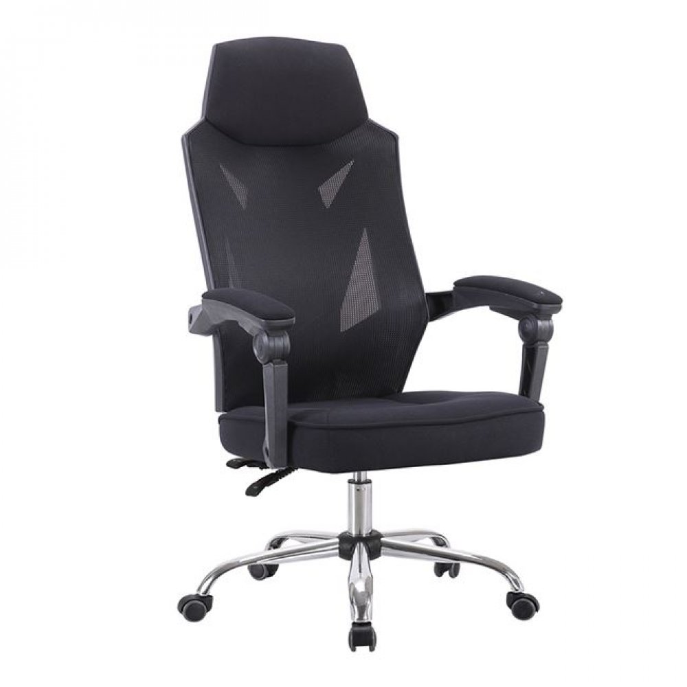 Πολυθρόνα "RELAX MESH" σε χρώμα μαύρο 65x64x118/126