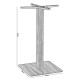 Βάση τραπεζιού "PRATO" μεταλλική σε φυσικό χρώμα 40x40x72