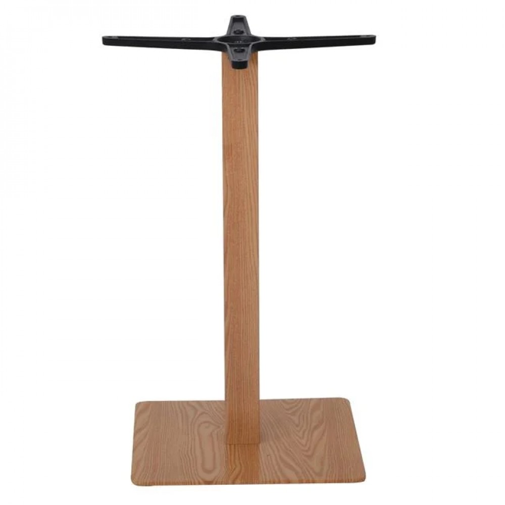 Βάση τραπεζιού "PRATO" μεταλλική σε φυσικό χρώμα 40x40x72