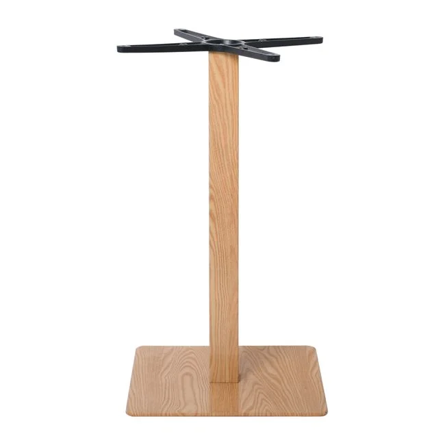 Βάση τραπεζιού "PRATO" μεταλλική σε φυσικό χρώμα 40x40x72