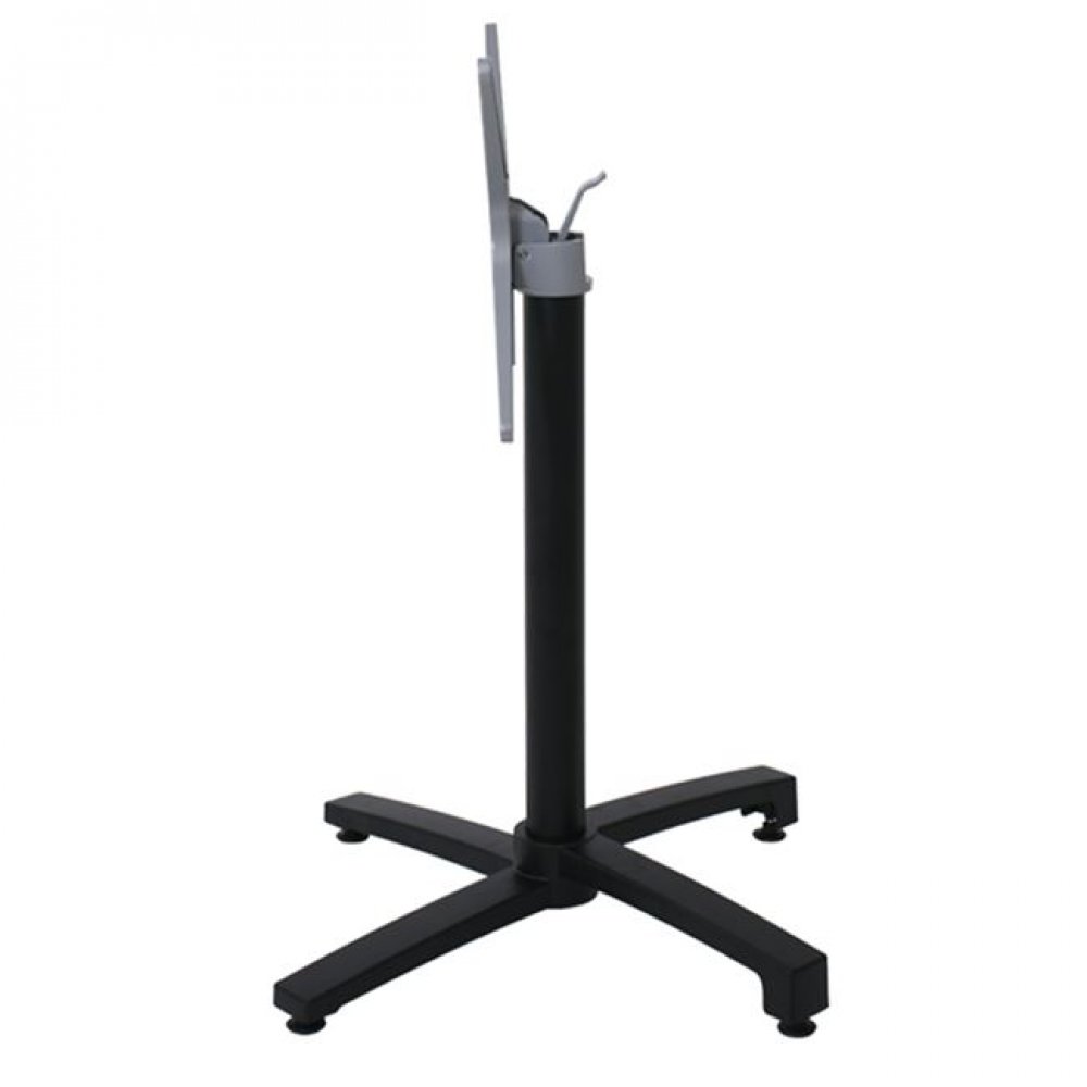 Βάση τραπεζιού "ALTEA" αλουμινίου σε μαύρο χρώμα 68x68x72