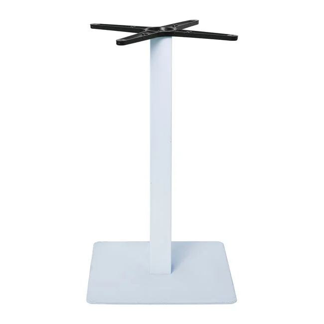 Βάση τραπεζιού "PRATO" μεταλλική σε λευκό χρώμα 40x40x72