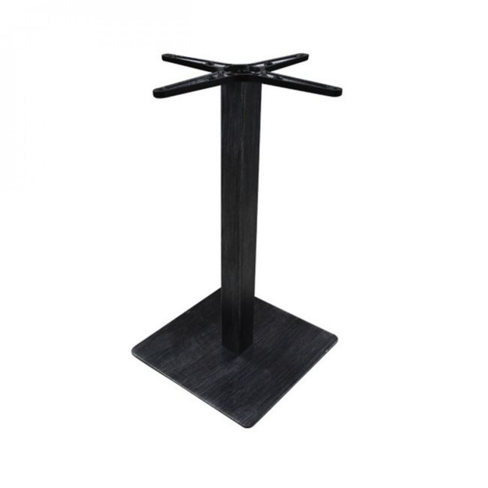 Βασή τραπεζιού "PRATO" μεταλλική σε χρώμα αντικέ γκρι 40x40x72