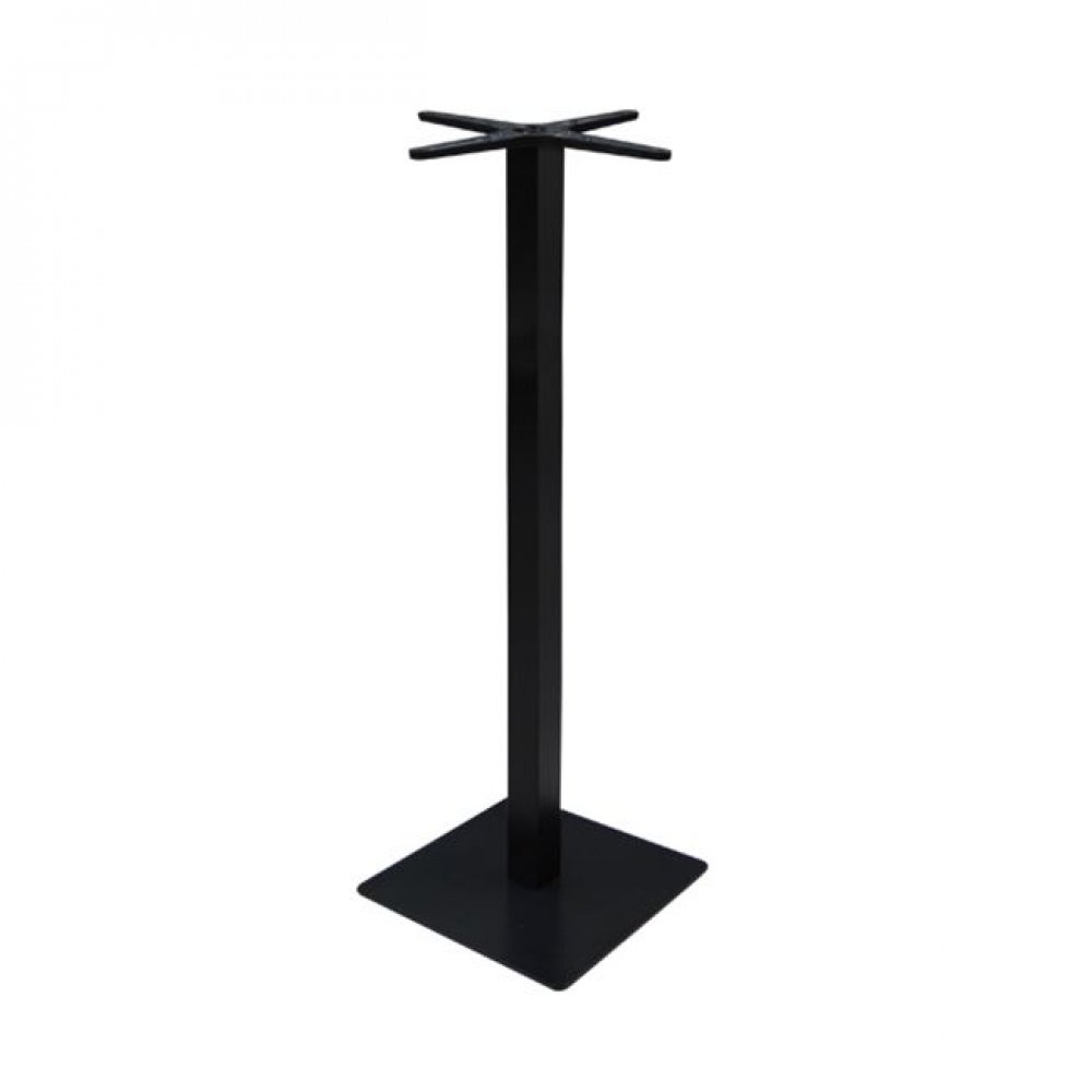 Βάση μπαρ "PRATO" μεταλλική σε μαύρο χρώμα 45x45x108