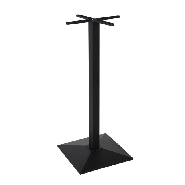Βάση μπαρ "ΠΥΡΑΜΙΔΑ" μαντεμένια σε μαύρο χρώμα 45x45x108