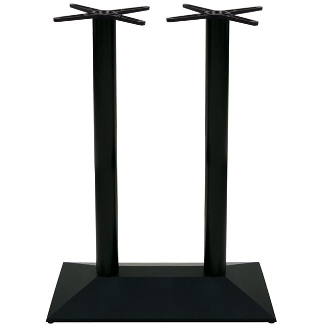 Βάση μπαρ "ΠΥΡΑΜΙΔΑ" μαντεμένια σε μαύρο χρώμα 73x40x108