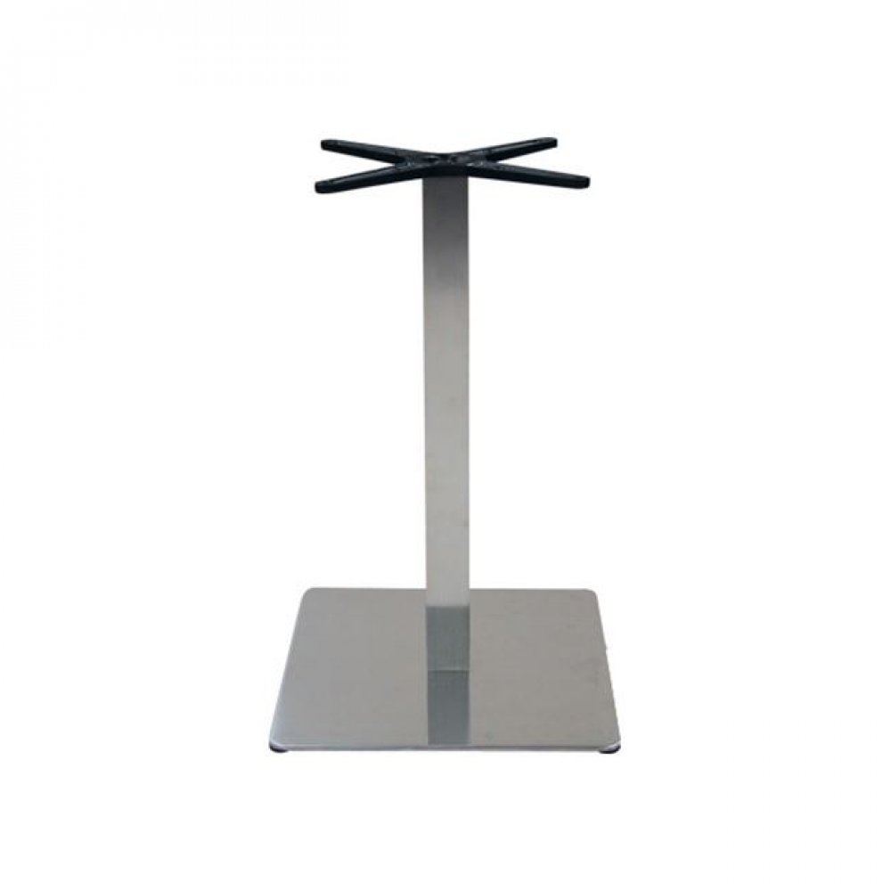 Βάση τραπεζιού "PRESTON" μεταλλική σε inox χρώμα 45x45x72