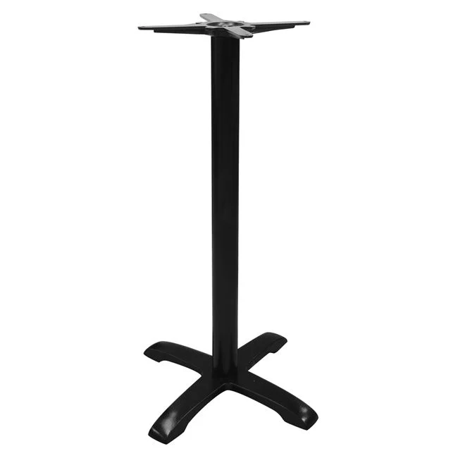 Βάση μπαρ "ΚΙΝΟ" μαντεμένια σε μαύρο χρώμα 61x61x108