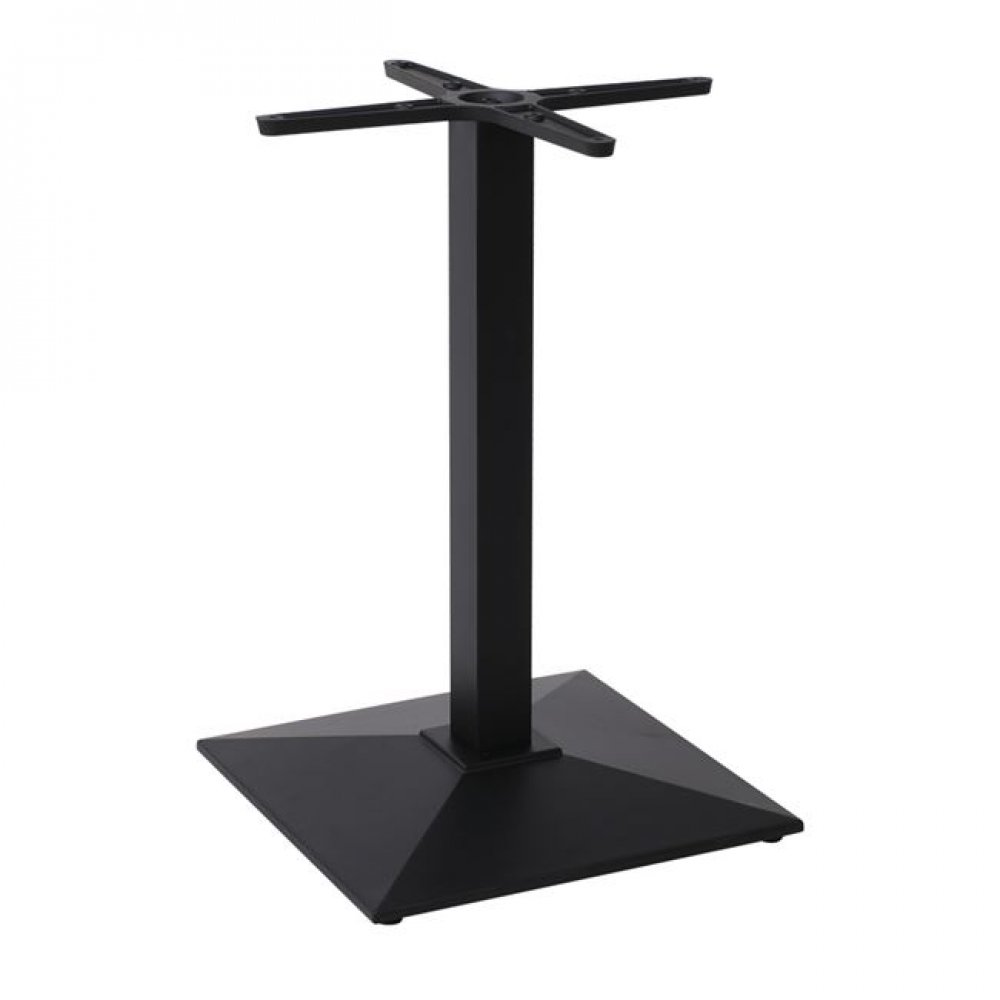 Βάση τραπεζιού "ΠΥΡΑΜΙΔΑ" μαντεμένιο σε μαύρο χρώμα 45x45x72
