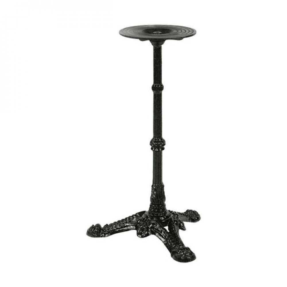 Βάση τραπεζιού "ΠΑΡΑΔΟΣΙΑΚΟ" μαντεμένια σε μαύρο χρώμα 42x42x71