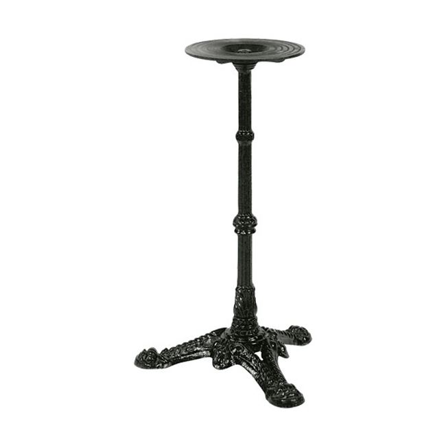 Βάση τραπεζιού "ΠΑΡΑΔΟΣΙΑΚΟ" μαντεμένια σε μαύρο χρώμα 42x42x71