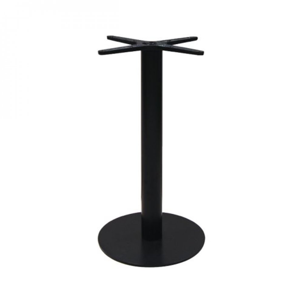 Βάση τραπεζιού "PRATO" μεταλλική σε μαύρο χρώμα Φ40x72