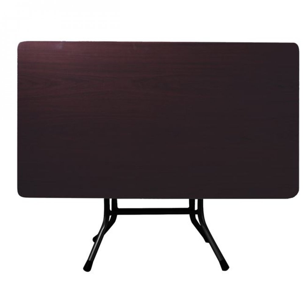 Τραπέζι πτυσσόμενο μεταλλικό σε χρώμα μαύρο 70x120x75