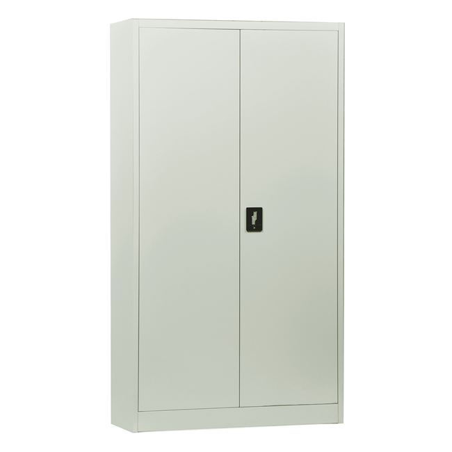 Ντουλάπα μεταλλική με 4 ράφια σε χρώμα λευκό 90x40x185