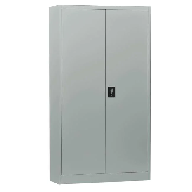 Ντουλάπα μεταλλική με 4 ράφια σε χρώμα γκρι 90x40x185