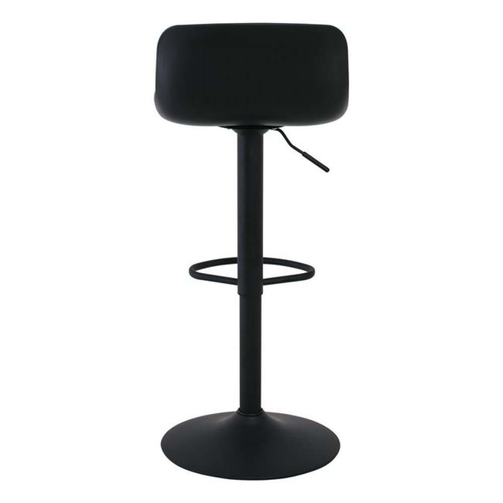 Σκαμπό μπαρ "MOSS" από μέταλλο/PP σε χρώμα μαύρο 44x45x102