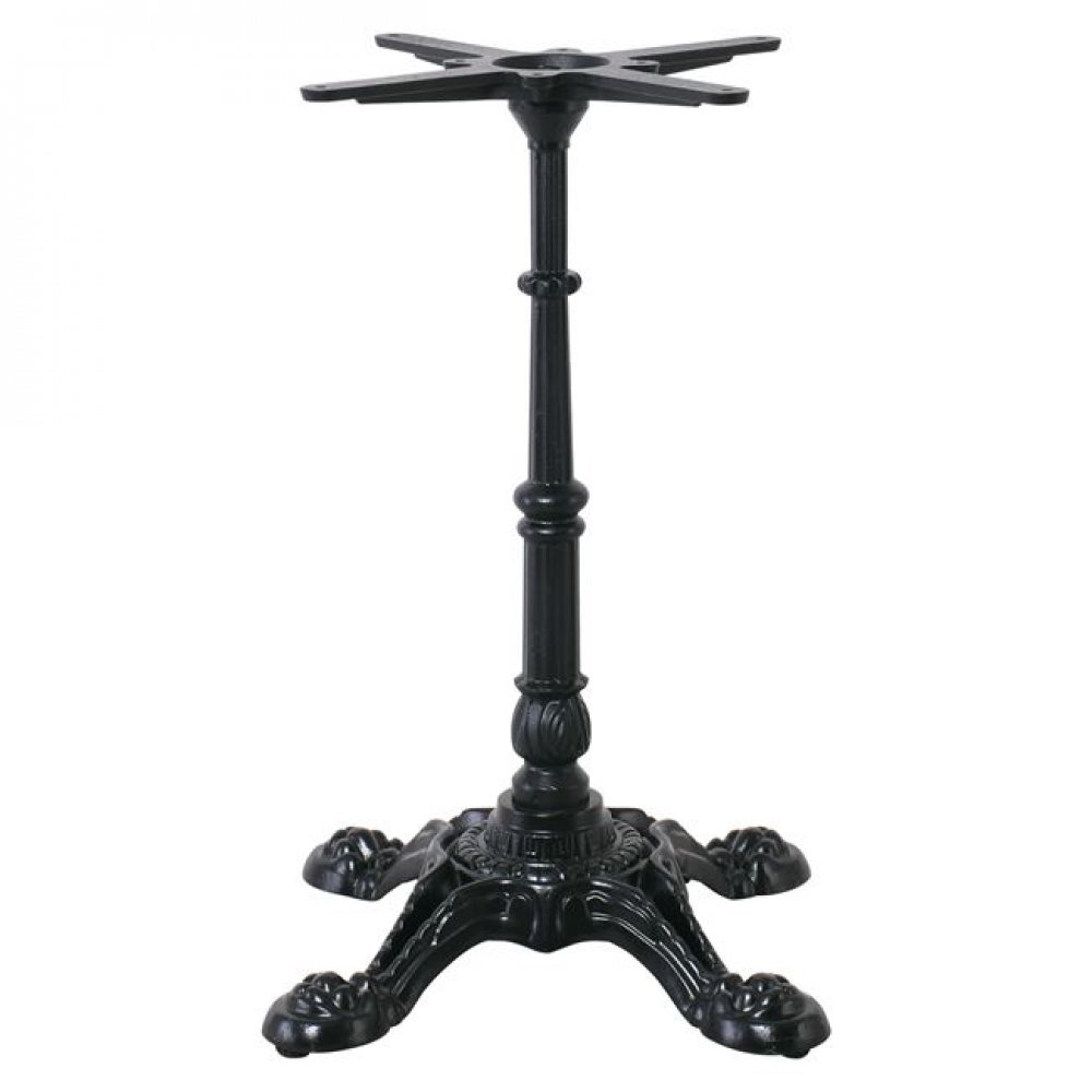 Βάση τραπεζιού από μαντέμι σε χρώμα μαύρο 43x43x72