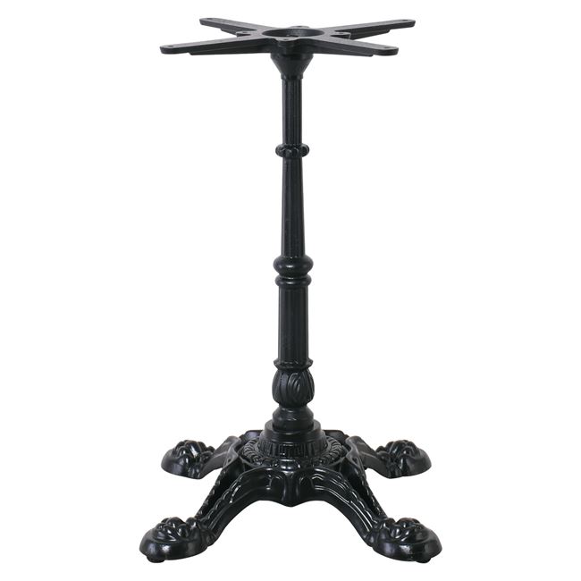 Βάση τραπεζιού από μαντέμι σε χρώμα μαύρο 43x43x72