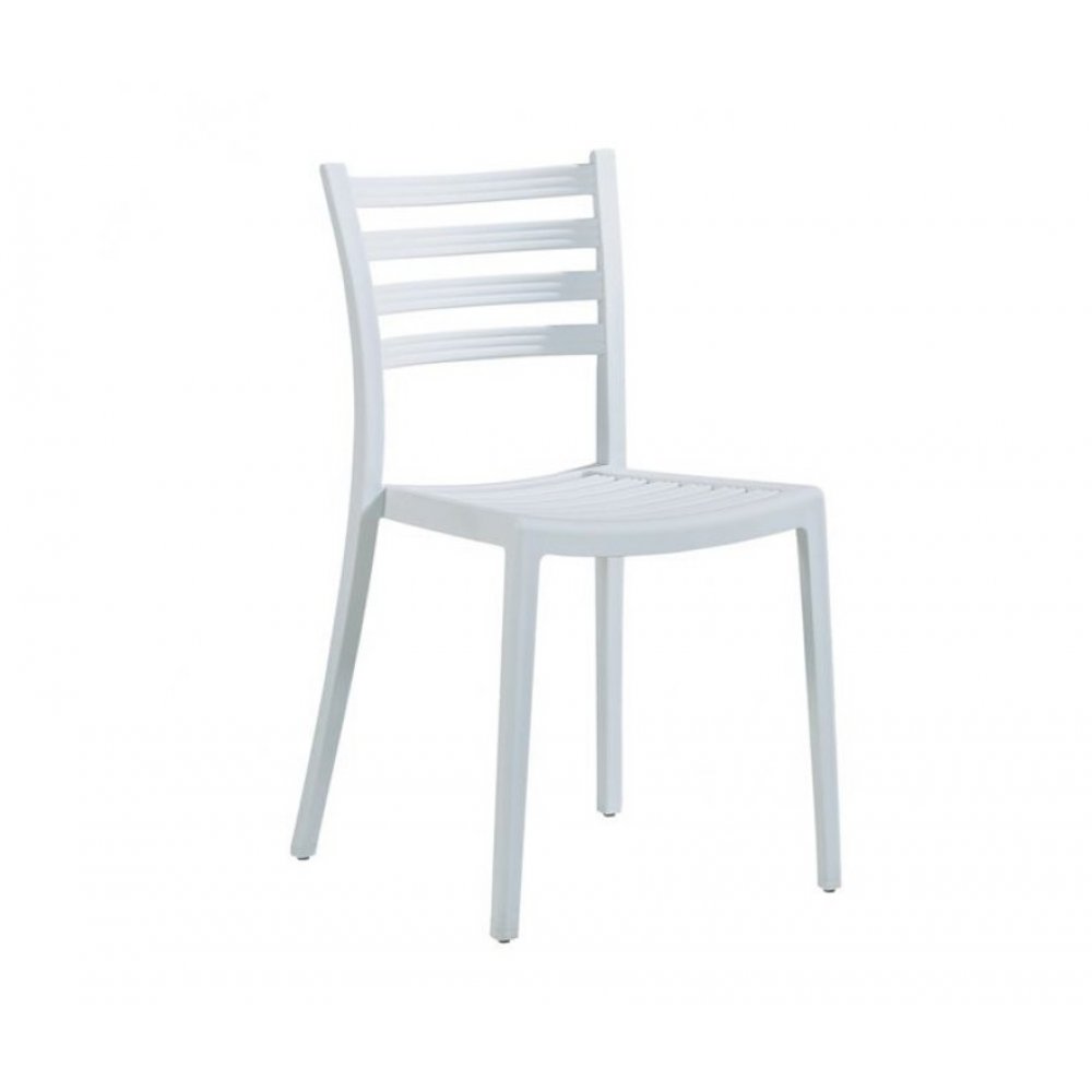 Καρέκλα "GENOA" από PP σε χρώμα λευκό 45x53x82