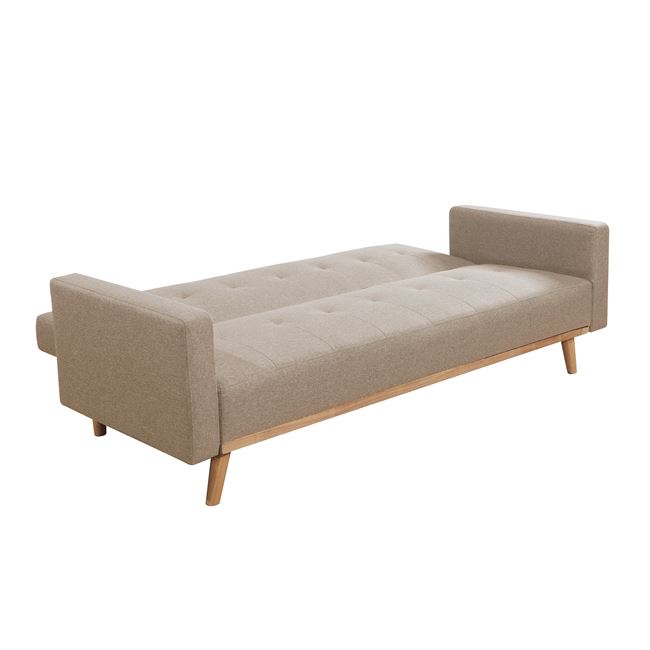 Καναπές-κρεβάτι "CARLOS" τριθέσιος σε χρώμα cappuccino 200x94x83