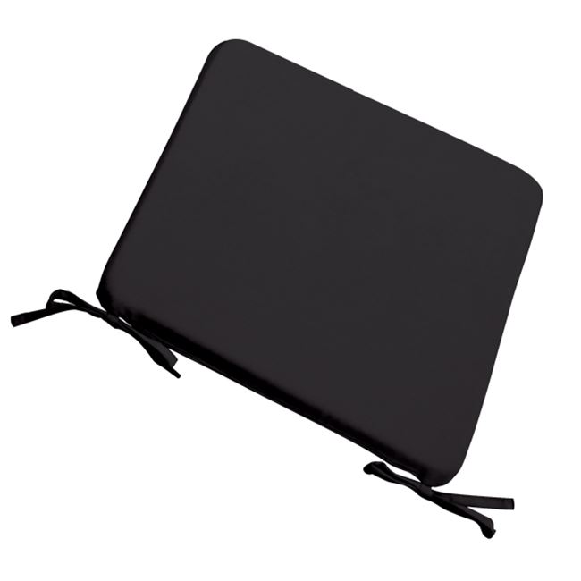 Μαξιλάρι καθίσματος "STOOL" υφασμάτινο σε χρώμα μαύρο 39x39x3