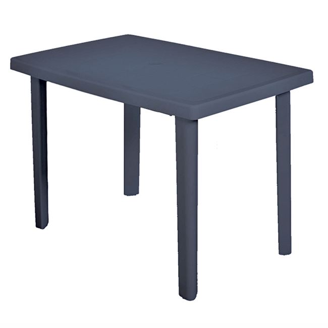 Τραπέζι "MARTE" από PP σε χρώμα ανθρακί 100x67x72