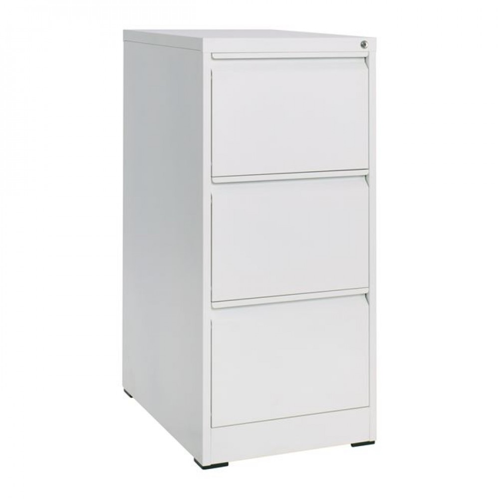 Φοριαμός αρχειοθέτησης από μέταλλο σε λευκό χρώμα 46x62x103