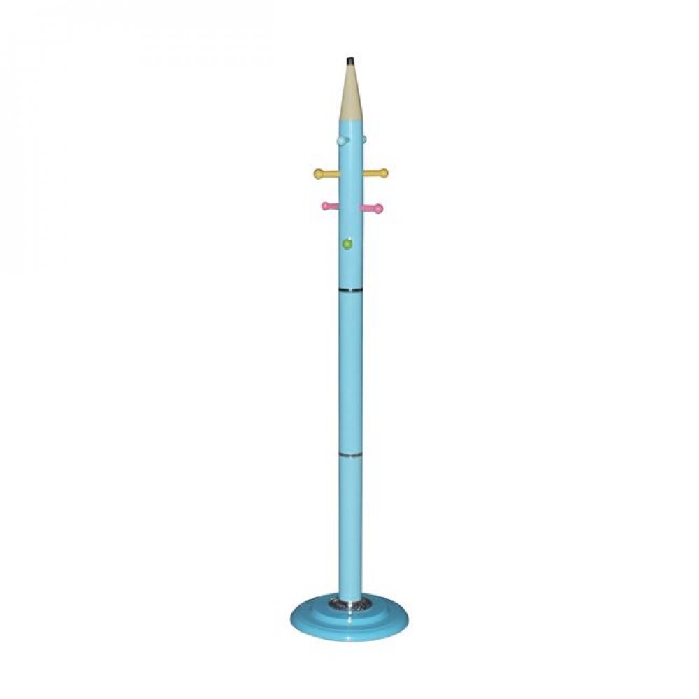 Καλόγερος "PENCIL" από μέταλλο σε χρώμα μπλε Φ37x170