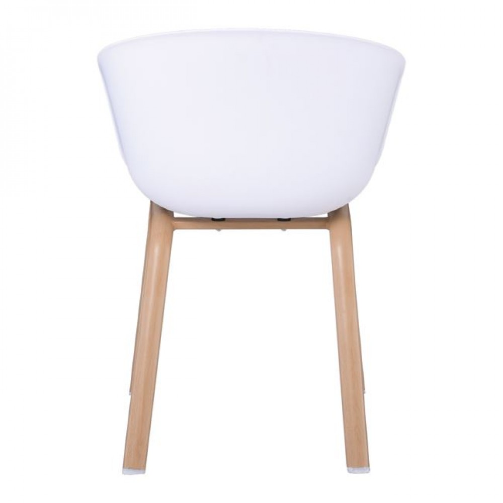 Πολυθρόνα "OPTIM" από ύφασμα/PP σε χρώμα πράσινο/λευκό 54x51x79